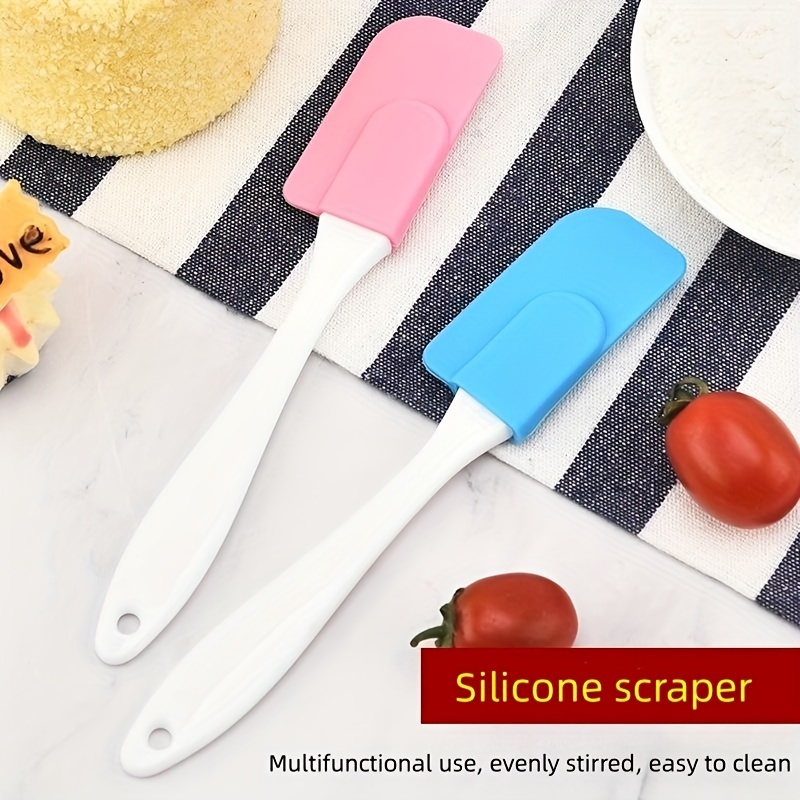 Thickened Small Mini Silicone Scraper Baking Cream Spatula T - Temu