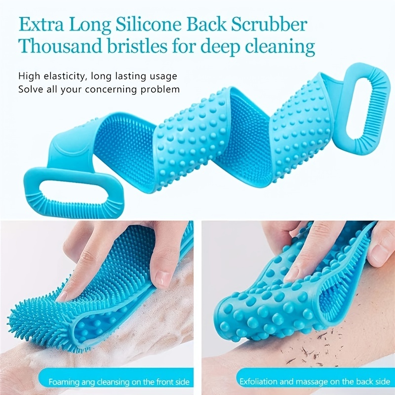 Doccia esfoliante Scrubber per la schiena cintura da bagno