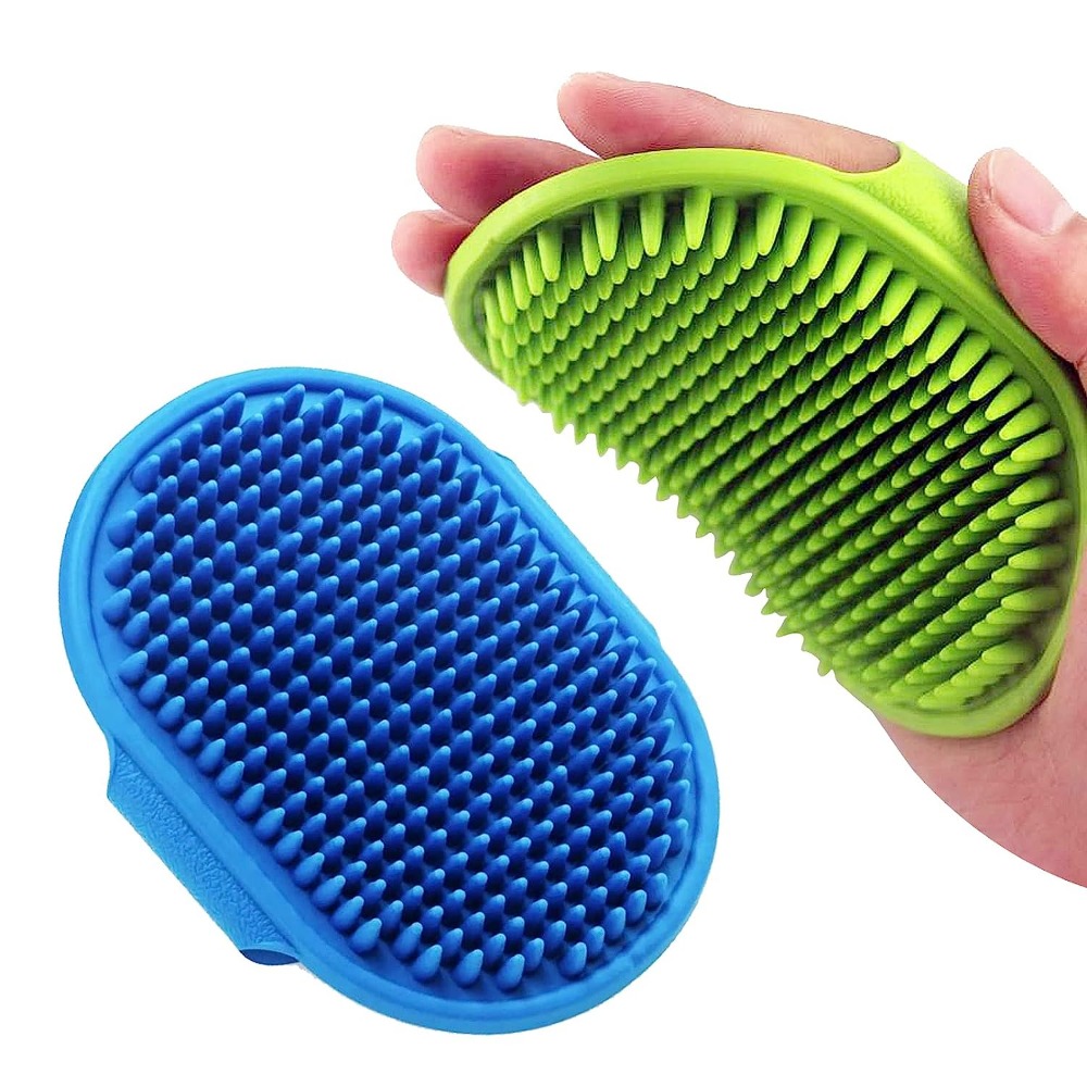 Dog Grooming Brush - Dog Bath Brush - Cat Grooming Brush - Dog Washing  Brush - Rubber Dog Brush - Dog Hair Brush - Dog Shedding Brush - Pet  Shampoo