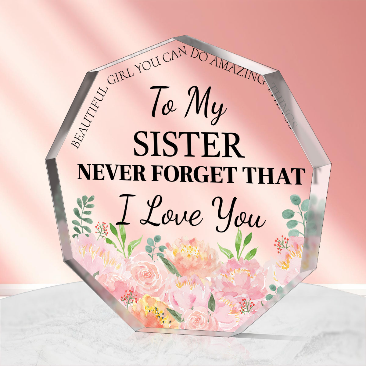 Gifts For Wife-1pc Heart Transparent Acrylic Plaque-To My Wife  Plaque-Anniversary Sign Gifts For Her-Delicate And Beautiful Wedding Anniversary  Gifts For Wife-I Love You Gift For Her-Inspirational Gifts From  Husband-Romantic Gift For Wife