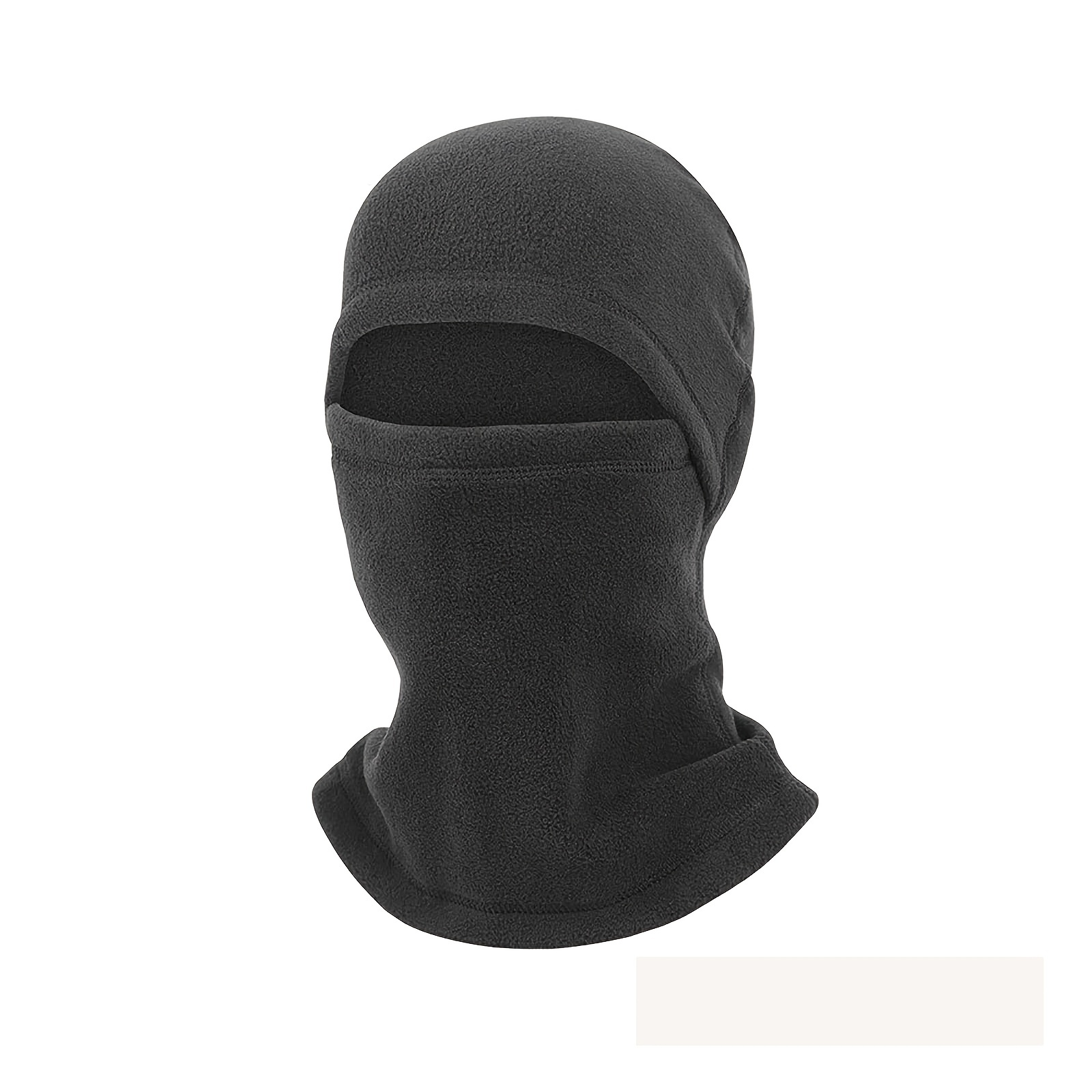 Stay Protected In Style: Solid Full Face Mask Balaclava Men - Temu