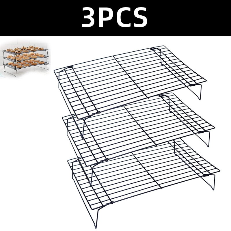 Kitchen Stainless Steel Cooling Rack, Heavy Duty Grid Wire Rack