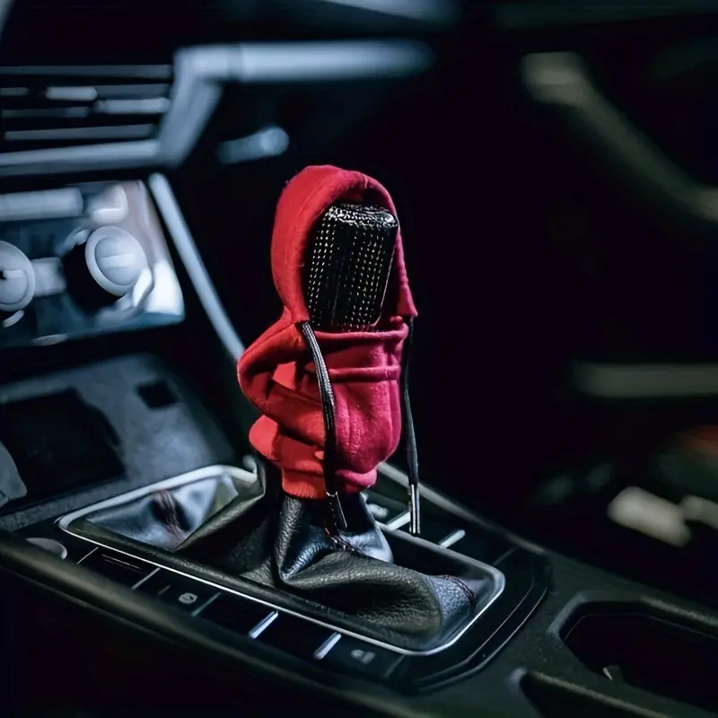 This Gear Shift Knob Hoodie Sweatshirt For Your Car Keeps Your Shifter Nice  and Toasty Through The Winter