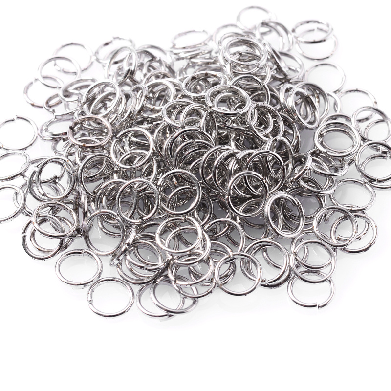 100-200pcs Stainless Steel Open Jump Rings Jewelry Making Connectors Split  Ring