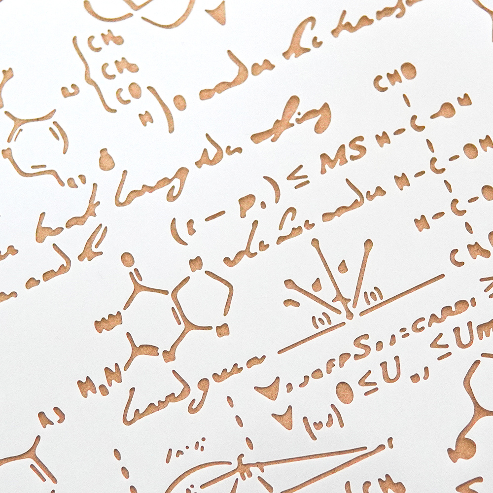 Chemistry And Mathematical Formulas Diy Layering Stencil For - Temu