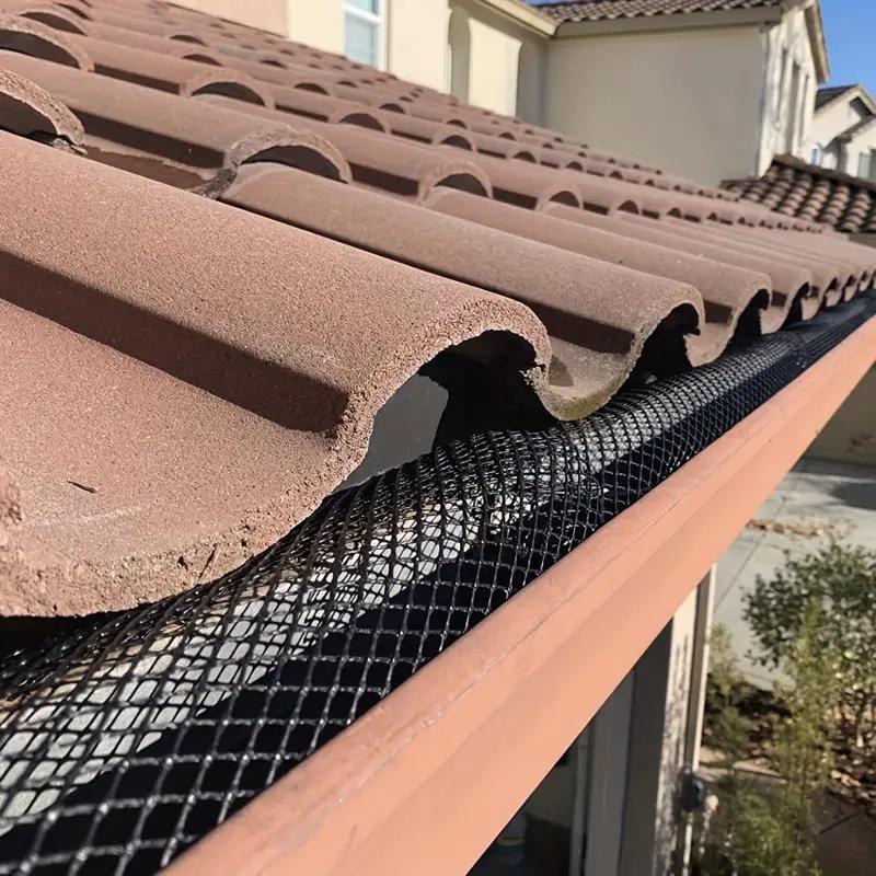 Gutter Guard Mesh,resizable Flexible Corrosion Resistance Gutter Guard