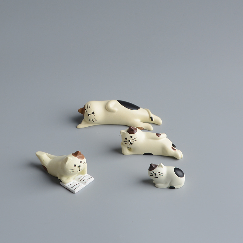 Nino Home Catcopper Cat Figurines - 8 Styles Desk Ornaments For Women &  Home Decor