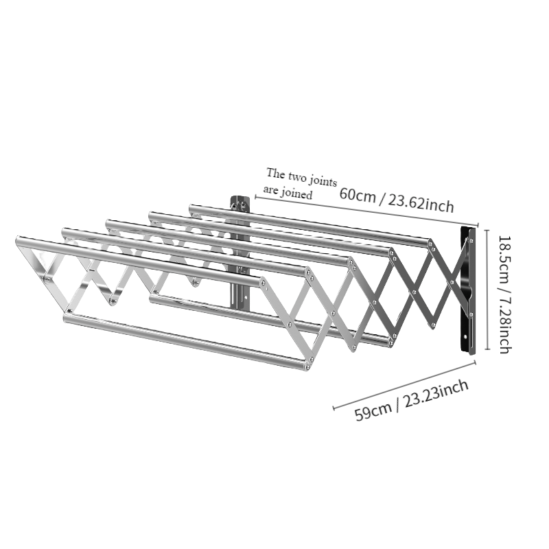 Collapsible Metal Drying Rack Space saving Wall Mounted - Temu