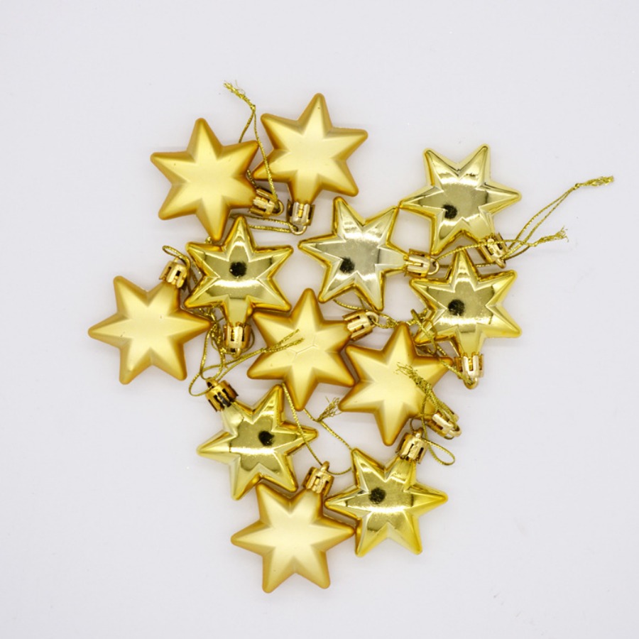 Image of 12pcs/ Shape Christmas Ball Tree Plastic Hanging Ball Pendant Ornament Party New Year Decor