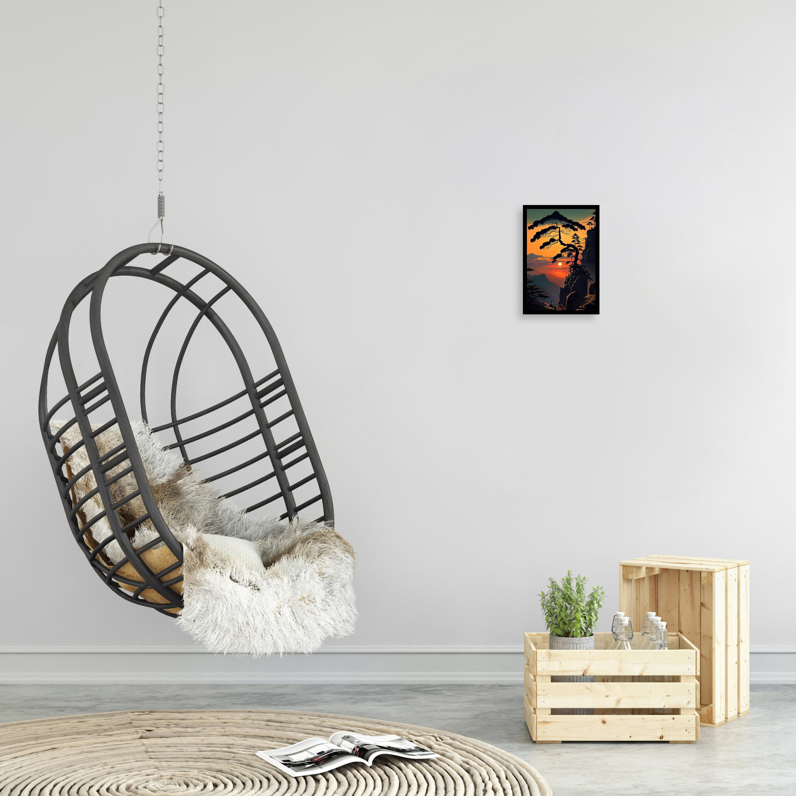 Wall on sale hanging chair