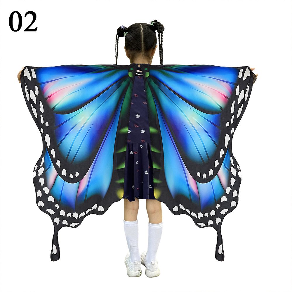 1pc Mantello Farfalla Halloween Accessori Costume Donne Mantello Farfalla  Festa Di Halloween Vestito Costume Bambini Mantello Ali Farfalla Scialle  Fatina Halloween Accessori Costume - Temu Italy