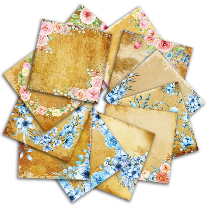 10pcs Tim Holtz Style Sewing Pattern Flower Vintage Craft Paper Junk  Journal Ephemera Cloth Scrapbooking Material Paper Packs - Craft Paper -  AliExpress
