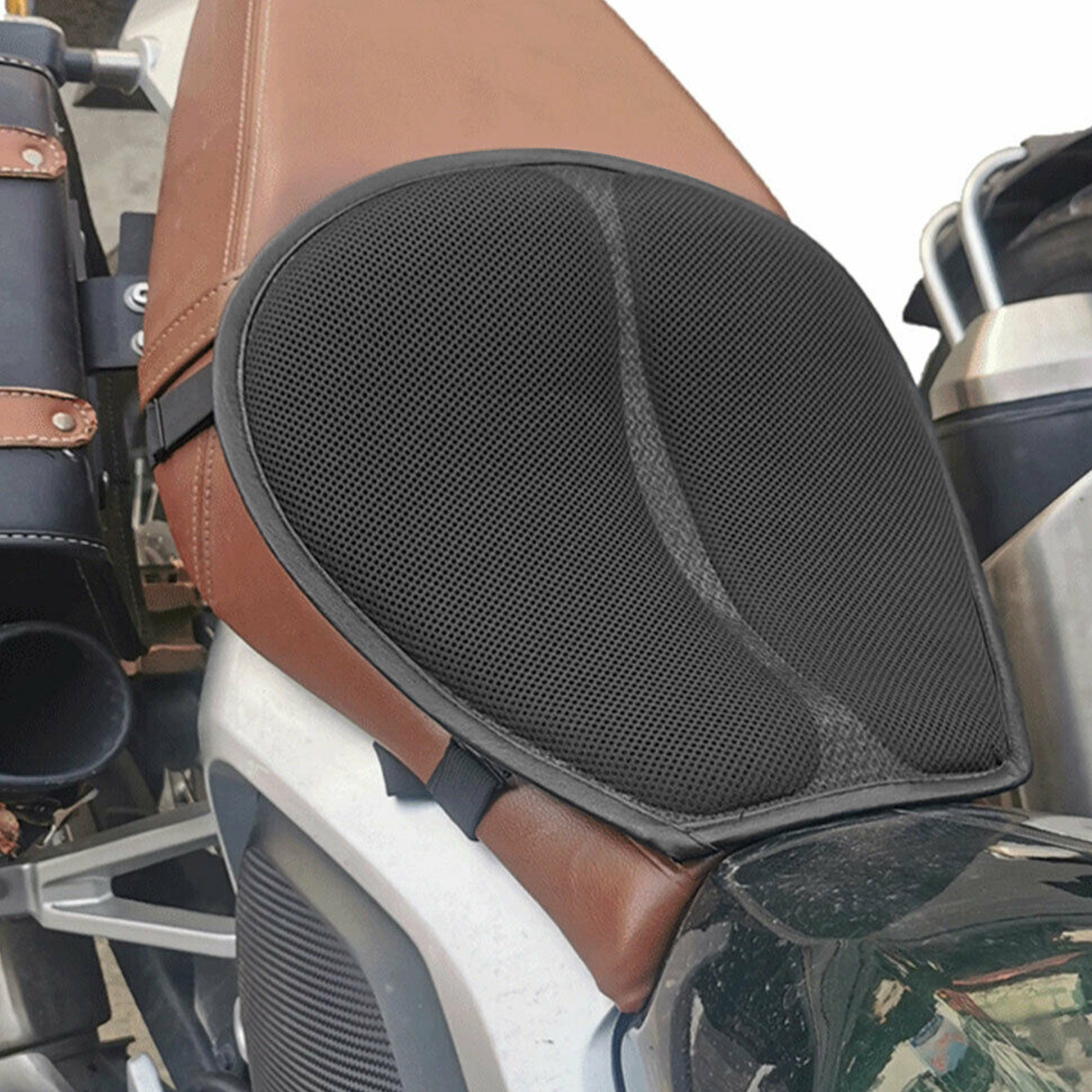 Cojín de gel para asiento de motocicleta, almohadilla de absorción de  impactos, reduce la fatiga, almohadilla de gel suave y cómoda, almohadilla  de