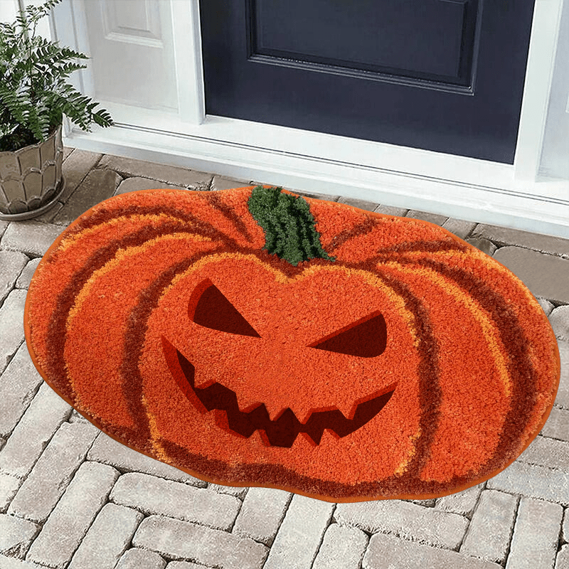 Extra Long Halloween Pumpkin Castle Rug Hallway Kitchen Mat - Temu