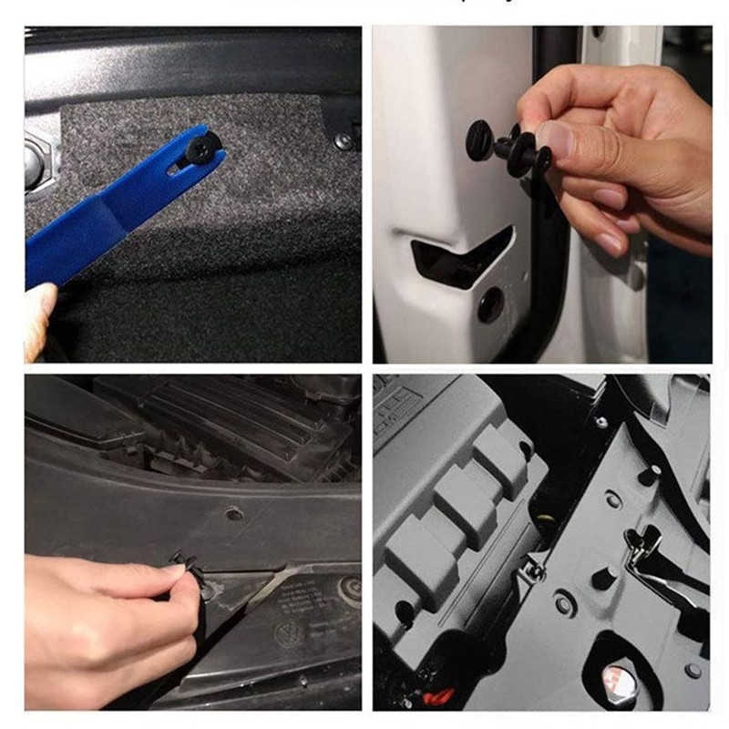 Kaufe 100-teiliges Befestigungsclips für Kofferraumschrauben, Nieten-Set  für Auto-Stoßstangen-Kotflügelhalter für die Automobilindustrie