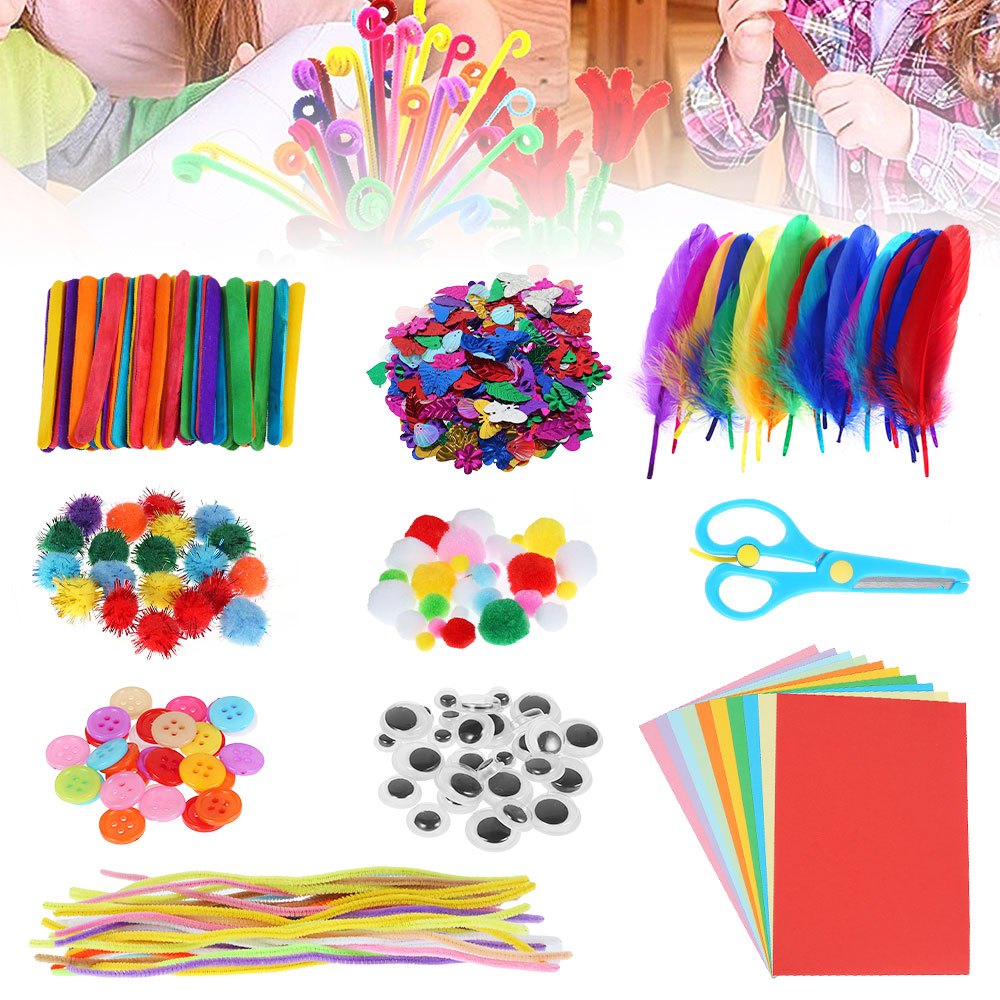 Arts and Crafts Supplies for Kids - Craft Art Supply Kit for