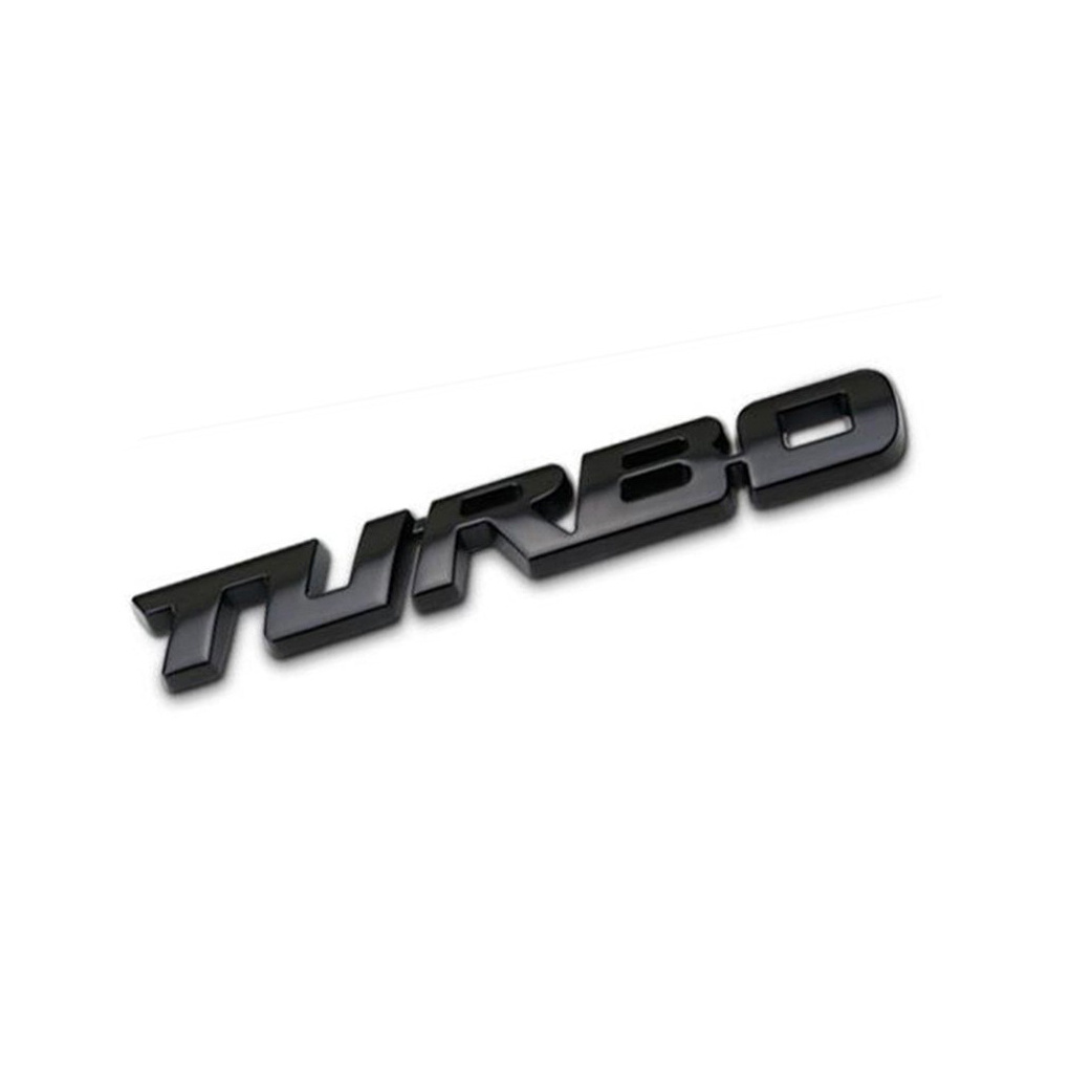 Metal Emblem Car Sticker Turbocharged Badge Decals Car - Temu