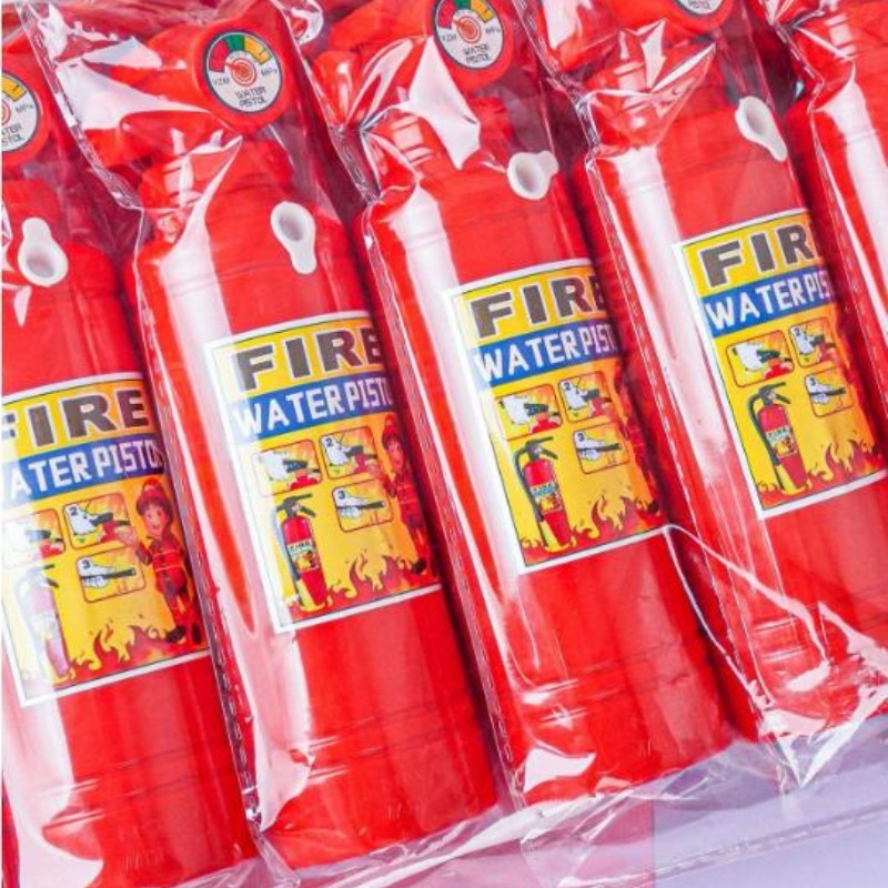  EXCEART Extintor de incendios Juguetes para chorros Bombero  Pistolas de agua Divertidos Bomberos Squirters Juego de lucha de agua  Accesorios de Cosplay para niños Recuerdos de fiesta rojo : Juguetes y