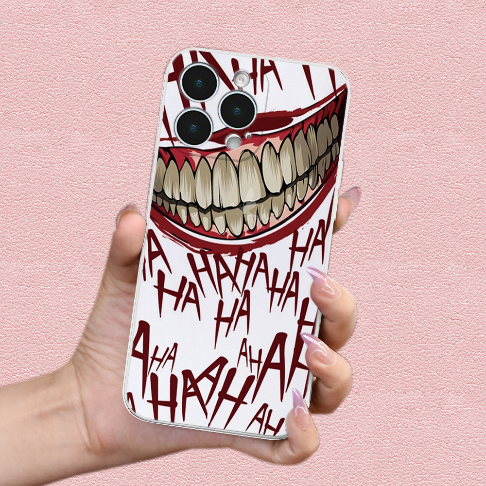 

Creative Laughing Print Phone Case Suitable For 15 14 13 12 11 Xs Xr X 7 8 Plus Pro Max Mini