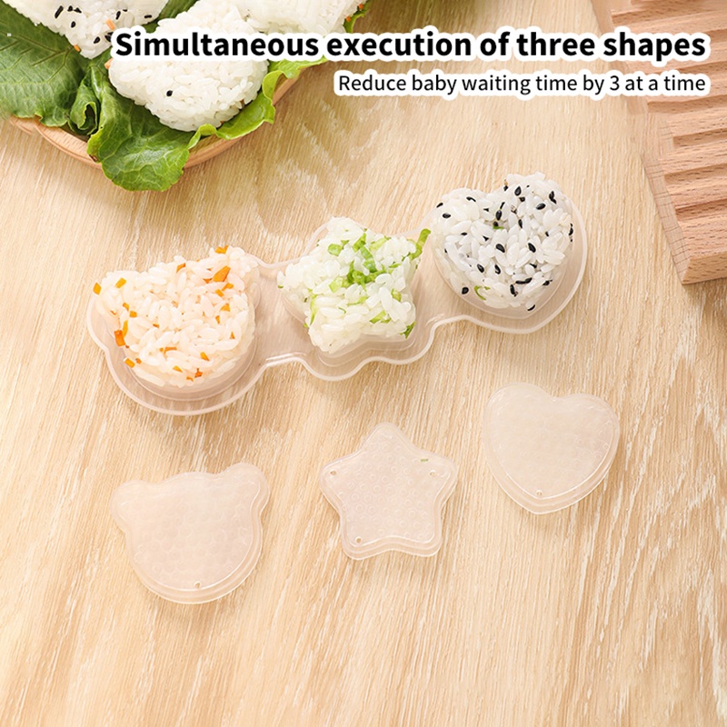 Cartoon Shape Rice Ball Mold Set Diy Onigiri Molds Sushi Molds