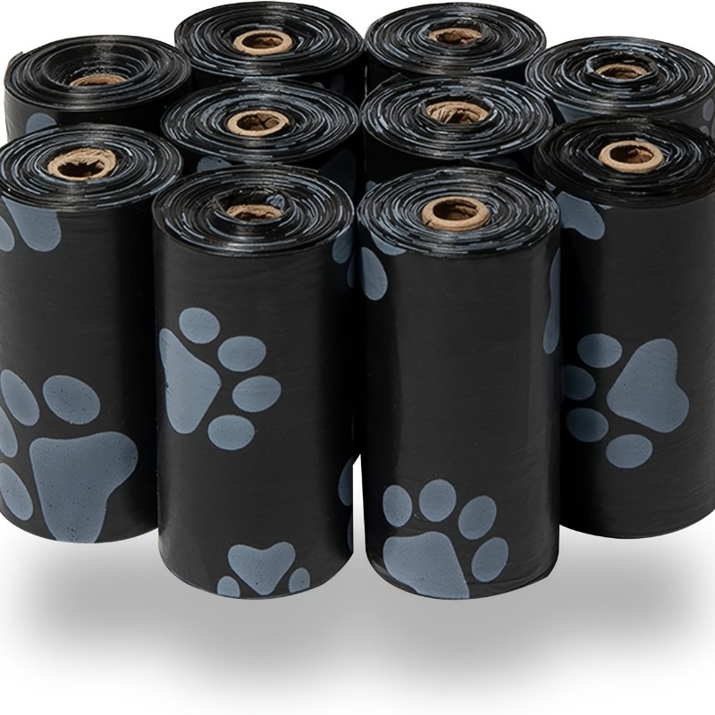 

150pcs/10 Rolls Random Color Thick Dog Poop Bags, Leak Proof Pet Waste Bag For Dog Outdoor Walking