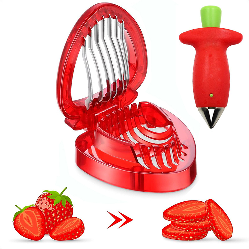 Strawberry Slicer Mini Strawberry Cutter Fruit Slicer Fruit - Temu