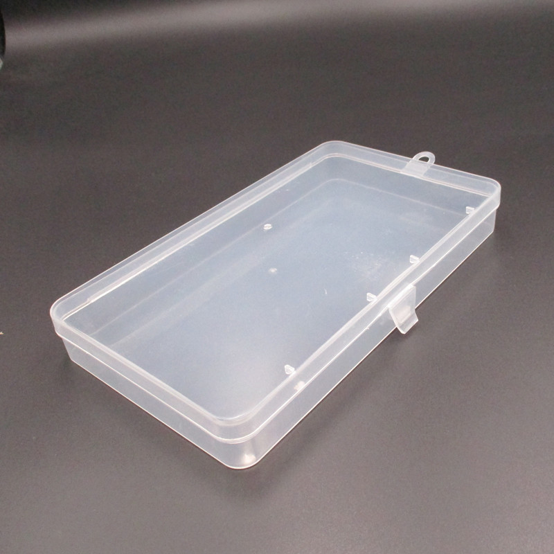 Plastic Transparent Storage Box Flip Organizer With Snap - Temu
