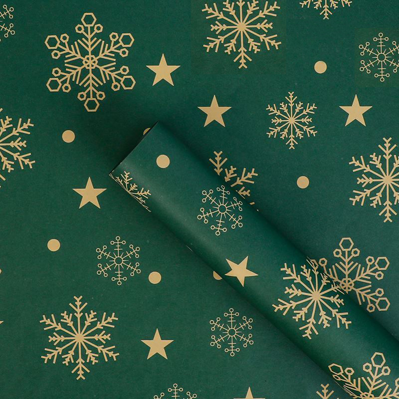 8PCS Christmas Wrapping Paper Set, Gift Wrapping Paper Set, Xmas Wrapping  Paper Vintage, Brown Wrapping Paper Craft Thick Friendly Traditional Gift