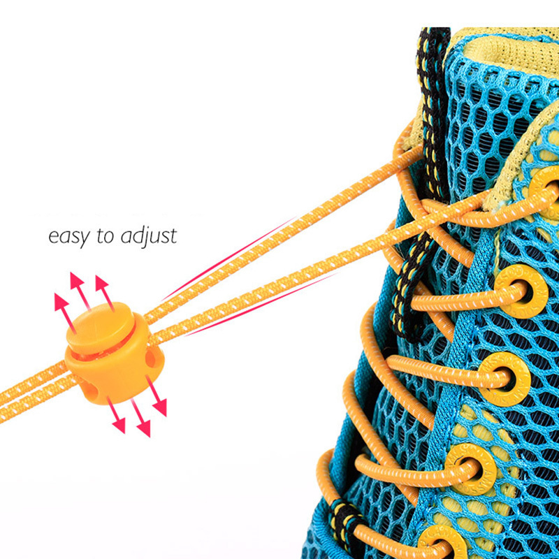 Elastic Shoelaces Round Locking No Tie Shoe Laces For Women - Temu