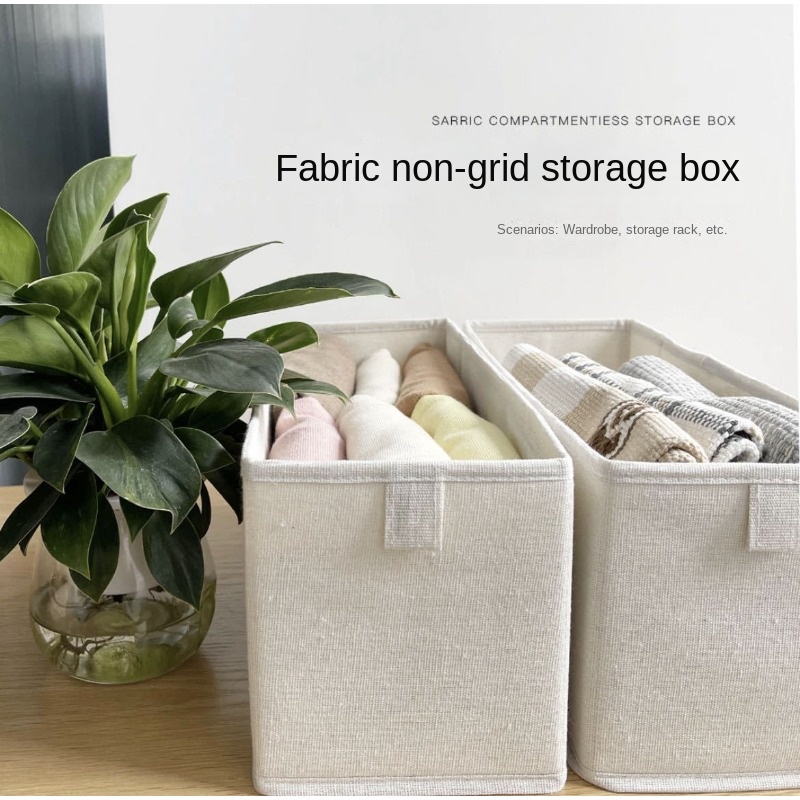 Felt Storage Basket Folded Closet Storage Box Large - Temu