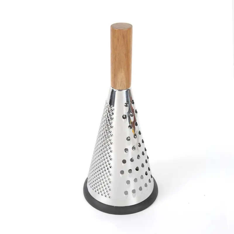 Cheese Grater With Handle, Stainless Steel With 3 Sides, Hand-crank Graters  Professional Box Grater For Parmesan Cheese, Vegetables, Ginger, Vertical  Stainless Steel Cone Graters, Kitchen Stuff, Clearance - Temu