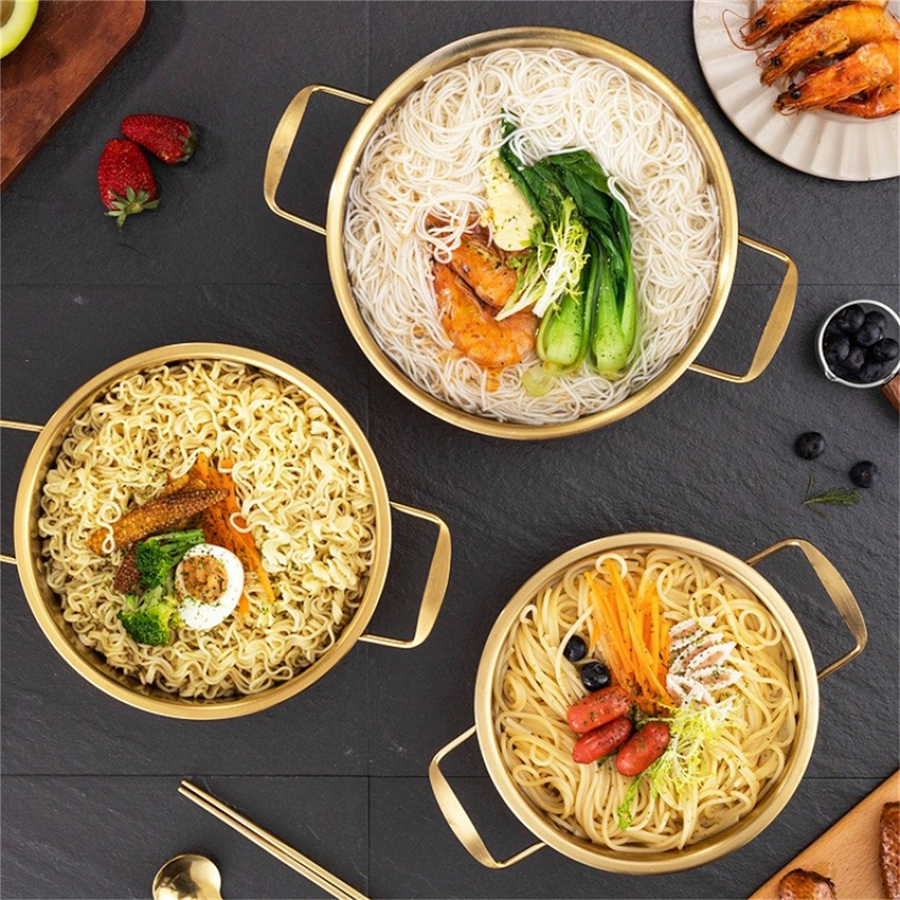 Korean Gold Pot For Cooking Instant Ramen