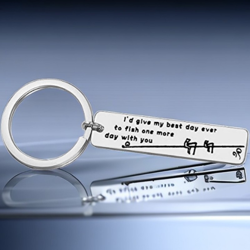 Father's Day Memorial Dad Keychain Memorial Gift Loss Dad - Temu United  Kingdom