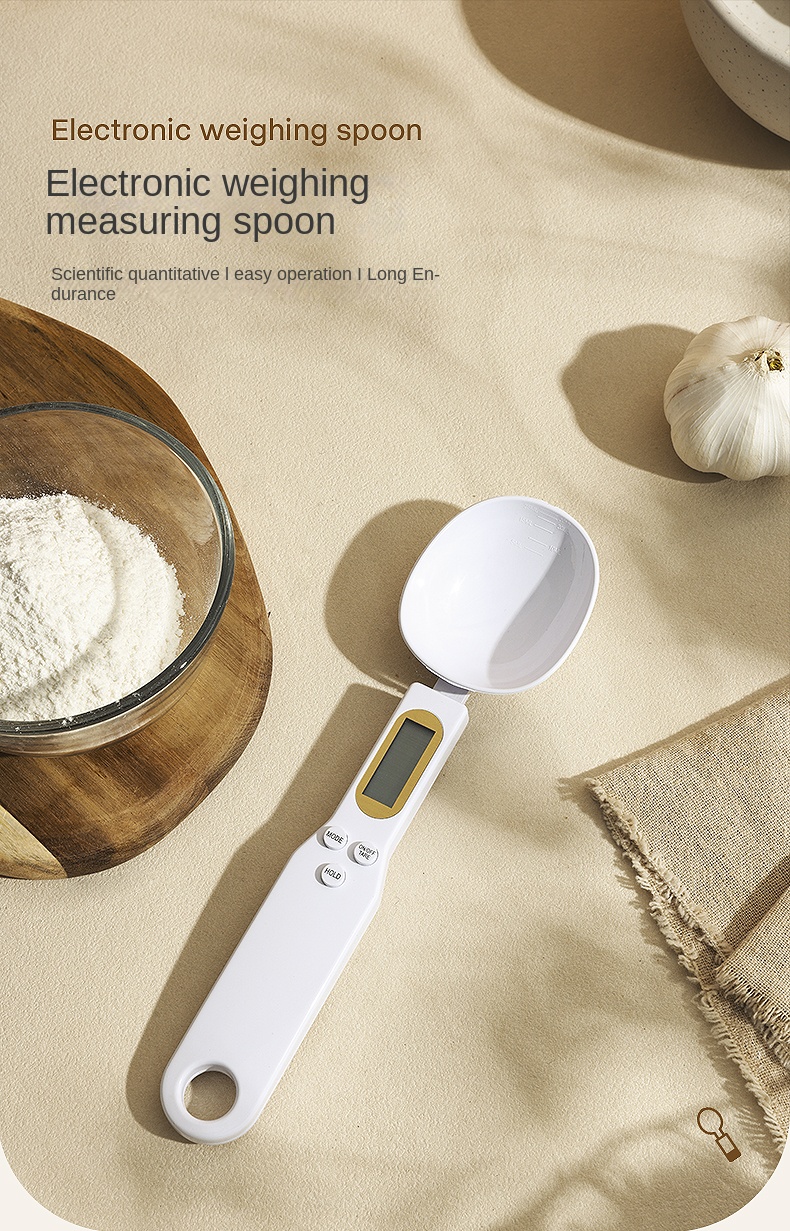 Kitchen Digital Food Scale Spoon, Electronic Measuring Weighing