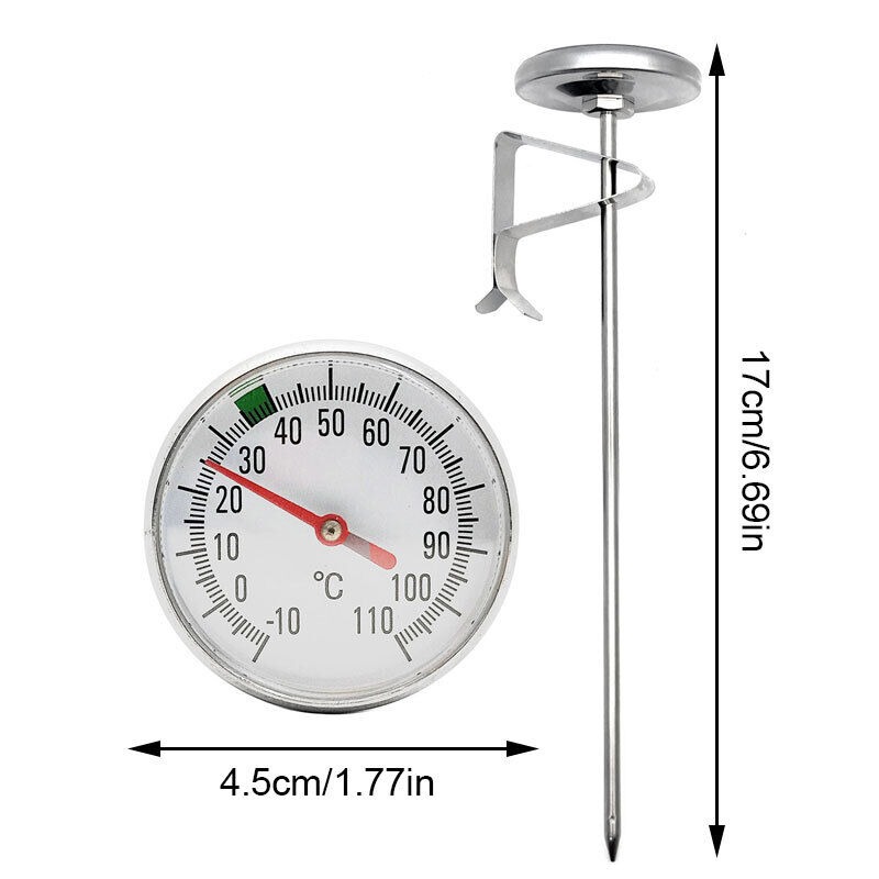 Thermometer, Stainless Clip On Milk Frothing Thermometer, Coffee Maker  Temperature Jug Tool, Food Thermometer For Cooking Baking Liquids, Kitchen  Accessaries, Kitchen Stuff, Cheap Stuff - Temu