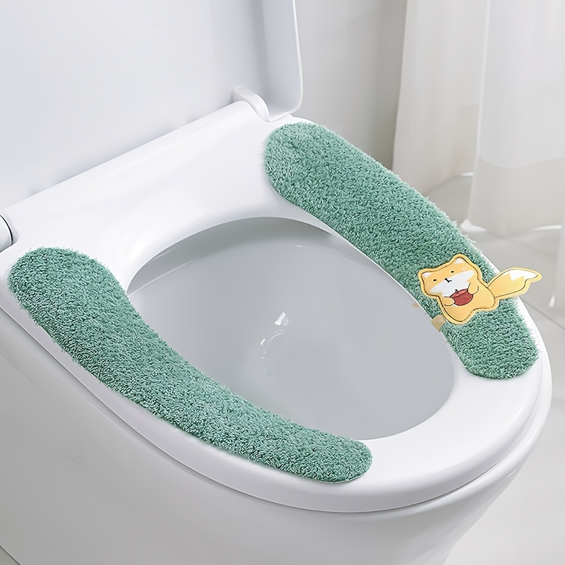 Sticky Seat Mat Summer Soft Wc Paste Toilet Seat Cover 1 Pair