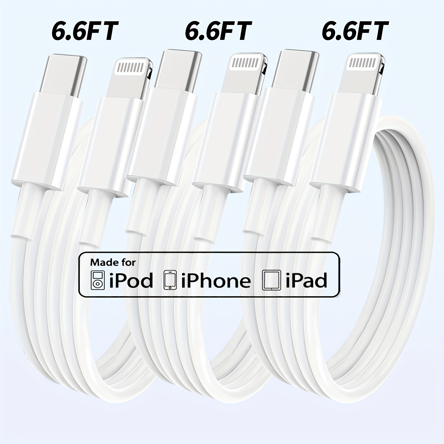 Certifié Apple MFi] iPhone Chargeur Rapide USB C - Chargeur Rapide PD 20W  avec 2M cable USB C vers Lightning,Compatible avec iPhone 14/14 Plus/14  Pro/14 Pro Max/13/12/11/SE/iPad Pro