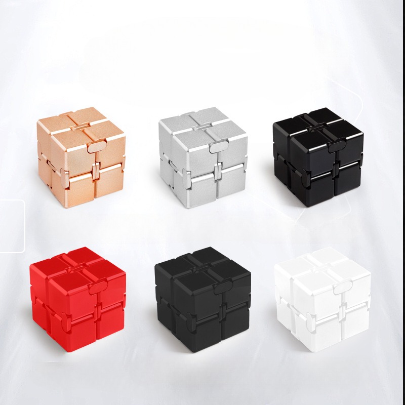 Stress Relief Dice Fidget Toy Decompression Cube Antistress - Temu