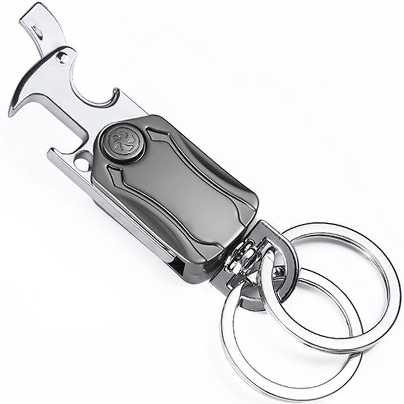 Custom Stainless Steel Mini Flask Keychain 