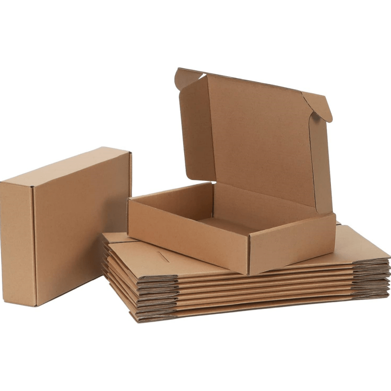  Pemtow 4x4x2 Small Shipping Boxes Set of 20, Brown Corrugated  Cardboard Literature Mailer Box for Packaging, Mailing, Business : Office  Products