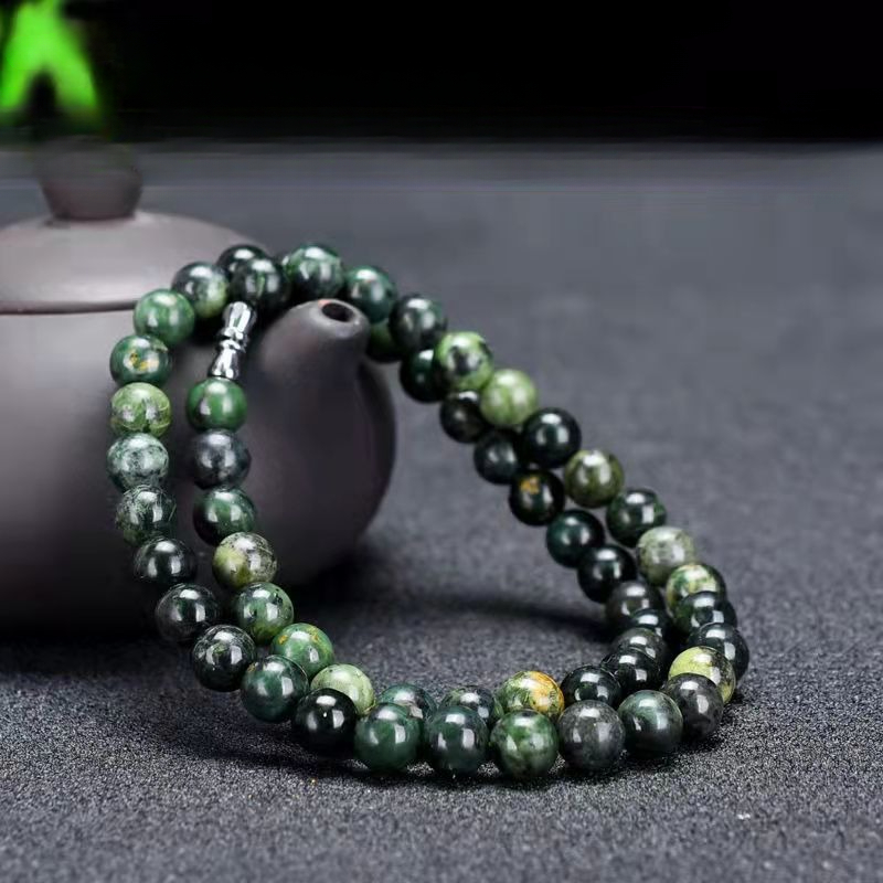 Emerald Jade Color Crystal Jade Round Loose Beads For Jewelry Making DIY  Bracelet Necklace Earring Accessories