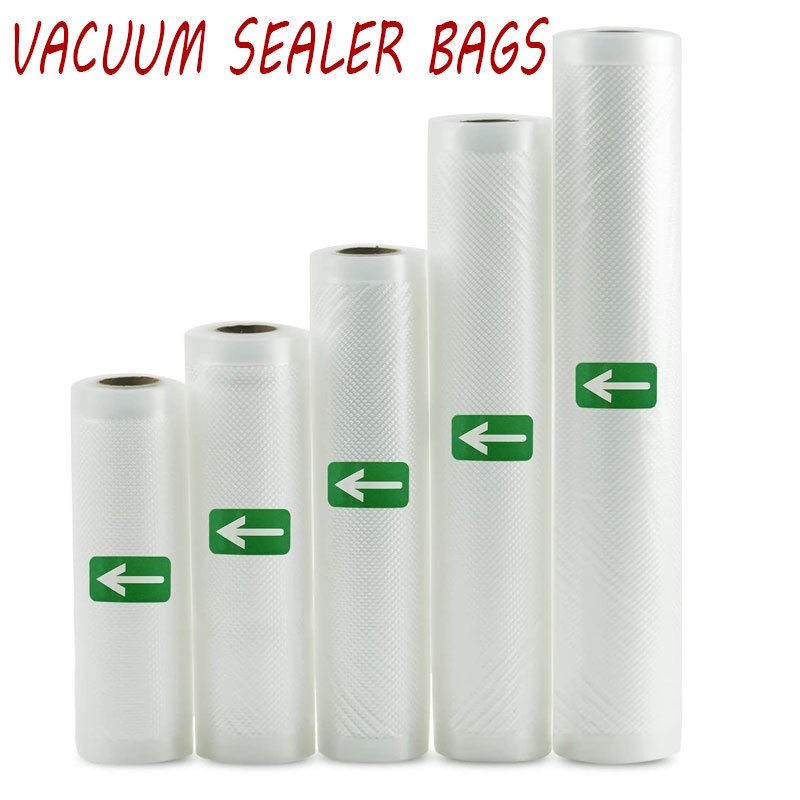 Food Vacuum Bags for Sous Vide Storage Packaging bag for Vacuum Sealer Meat  Fruits Vegetables 12/15/17/20/25/28/30cm*500cm/Rolls