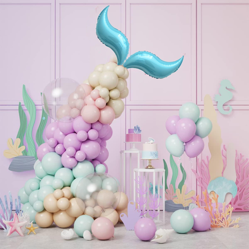 Mermaid Party Balloons - Temu