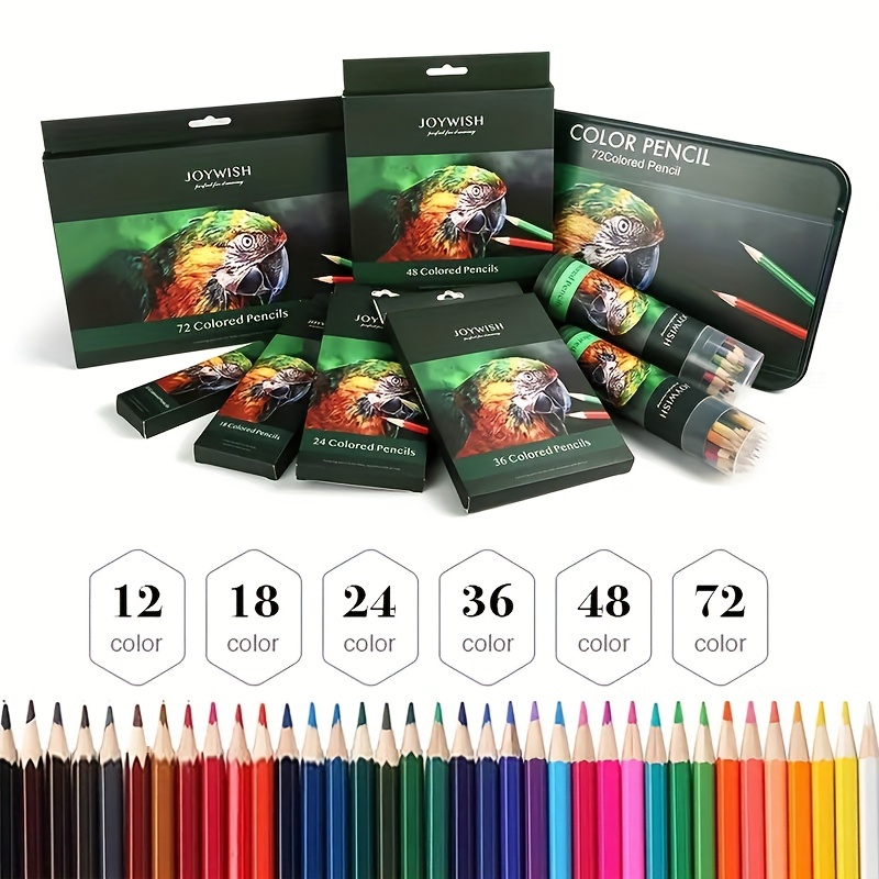 Joseph Colorful Amazing 12/18/24 Colored Pencils Set Artist Painting Oil  Based Pencil crayons Professional Drawing Pencils for School Office  Supplies Sketch