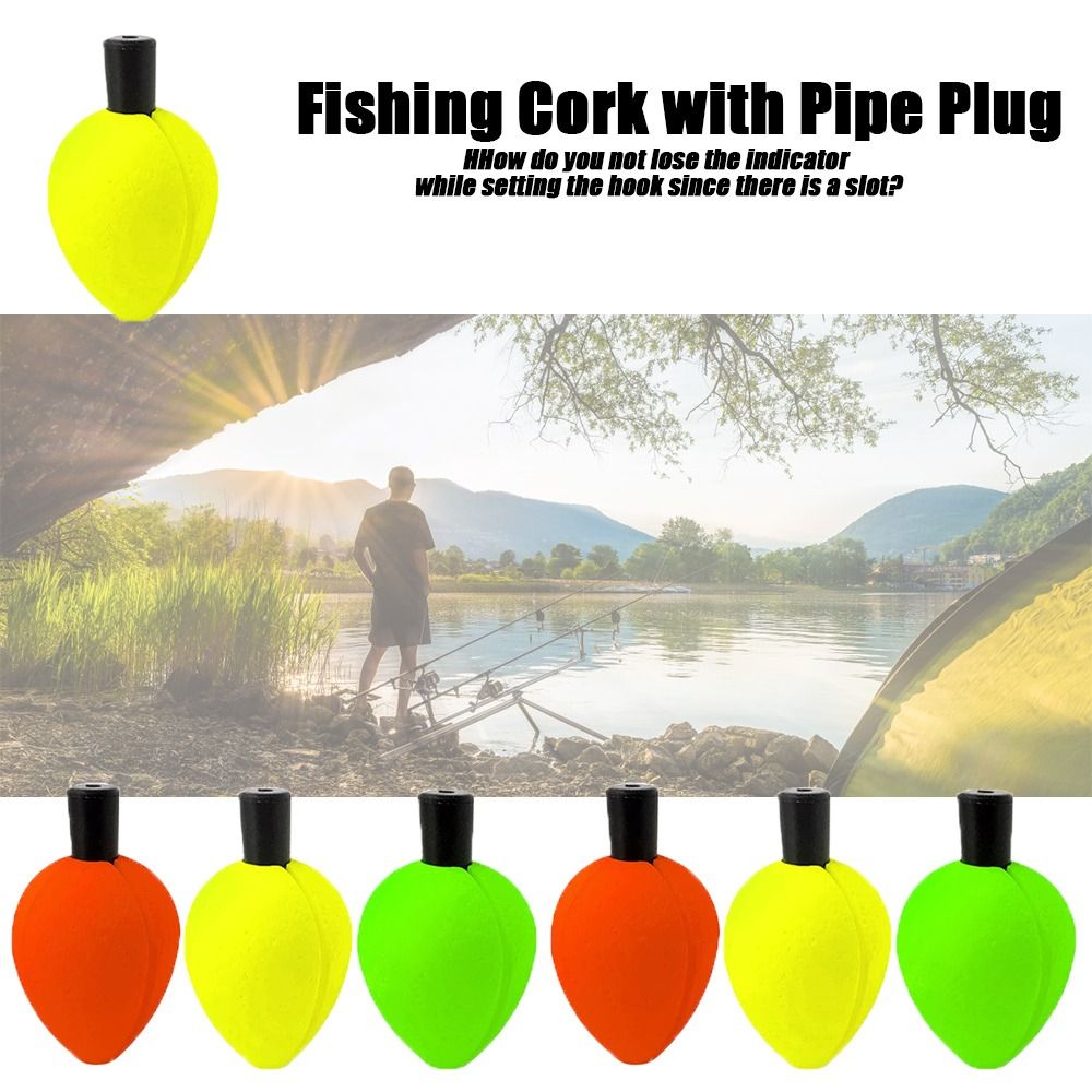 Redpesca Foam Peg Floats Fishing Trout Floats, Slip Bobber Fishing Cork  with Pipe Plug, Fly Fishing Indicator (Mixed Color), Corks, Floats &  Bobbers 