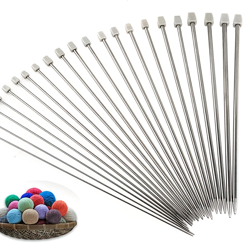 Hot Sizes 2mm to 10mm Metal Knitting Needles Crochet Hook Weave Crochet  Needles