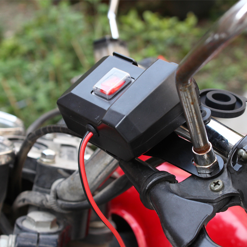 motorcycle charger car digital display phone charger 12v usb car charger details 2