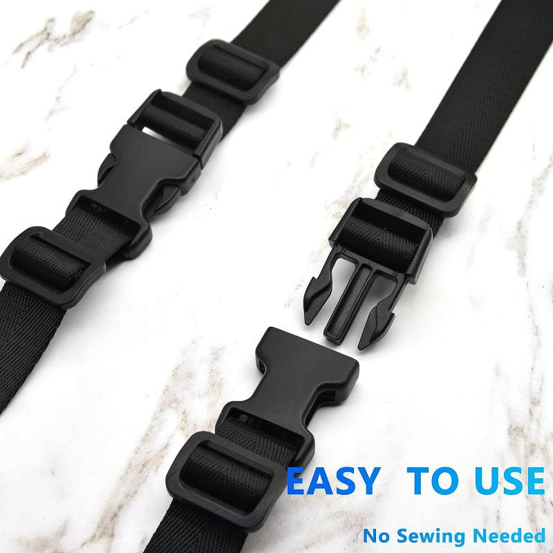 2Pcs Strap Buckle Utility Straps with Quick Release Buckle Webbing Fastener  Replacements