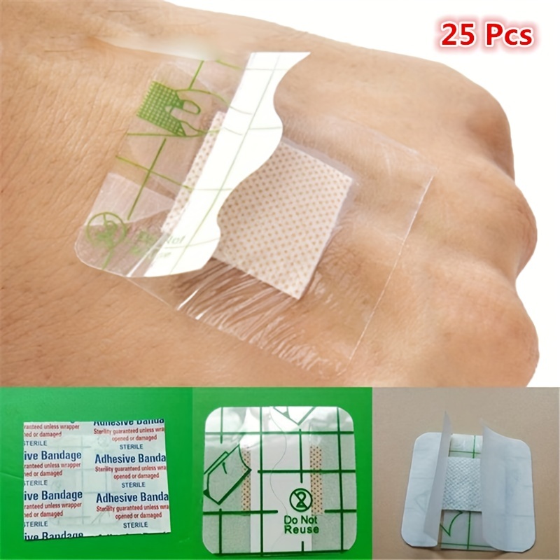 Transparent Waterproof Bandages: Protect Wounds Keep Skin - Temu