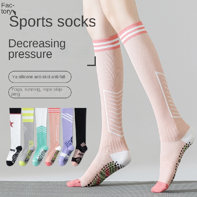 Professional Knee High Compression Socks Non slip Grips - Temu Canada